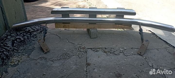 Защита переднего бампера renault duster