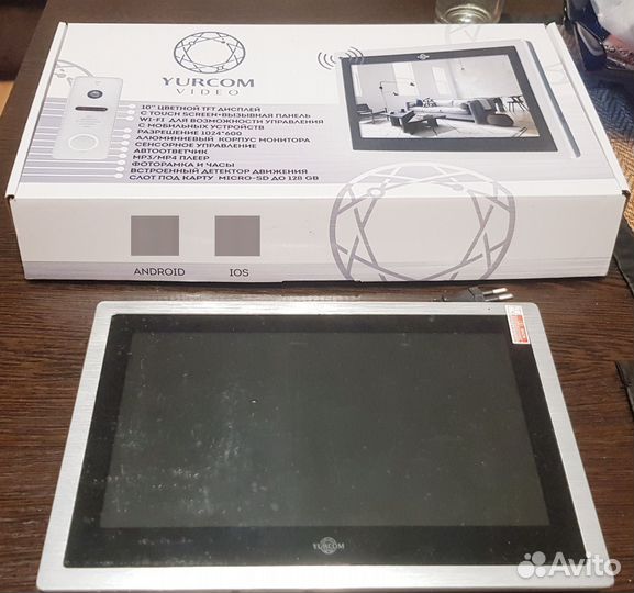 Экран от видеодомофона Yurcom