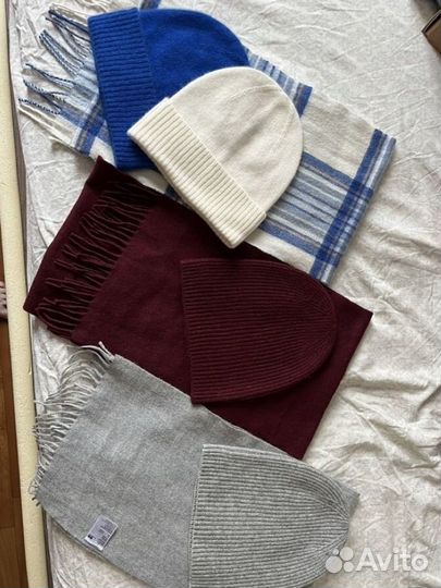Шапка uniqlo кашемир шарф uniqlo кашемир
