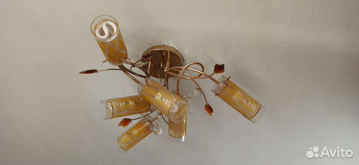 Люстра потолочная бу