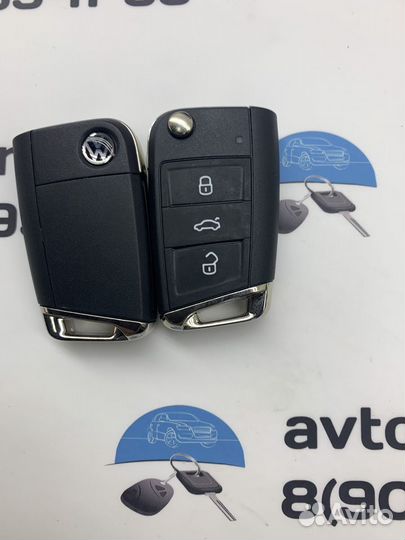 Корпус ключа Фольксваген VW Гольф Пассат Тауран