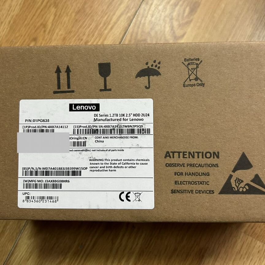 [01PG635] Жесткий Диск Lenovo 1.2tb 4xb7a14112 De 01pg635