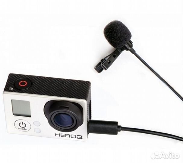 Микрофон петличный Boya BY-LM20 для камер GoPro