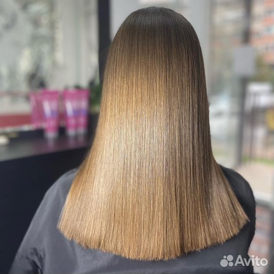 Кератиновое выпрямление, ботокс, полировка волос