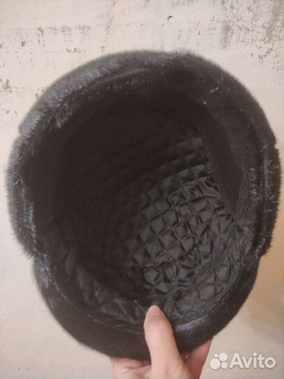 Меховая мужская кепка норка