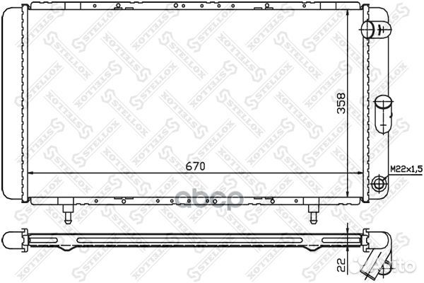 10-25233-SX радиатор системы охлаждения Renaul