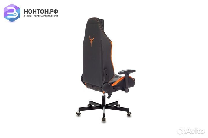 Кресло игровое Knight Explore черное / оранжевое