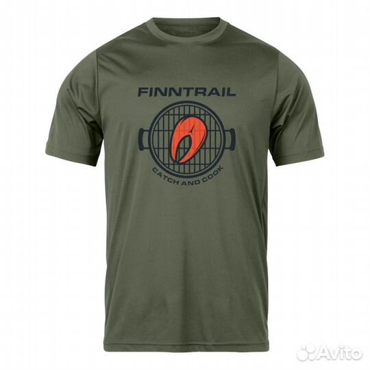 Футболка Finntrail Steak 6705 Khaki (S)