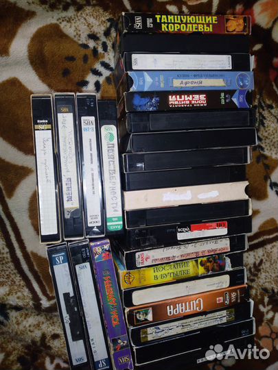 Видео кассеты с записью VHS