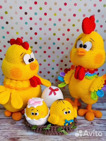 Вязаные игрушки ручной работы