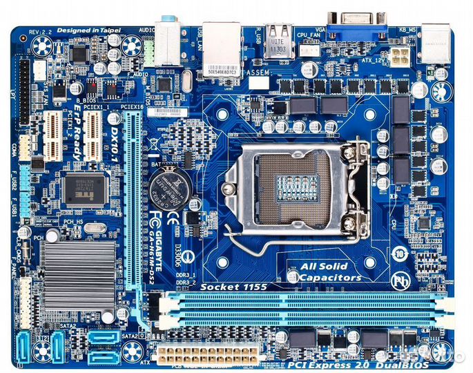 Материнская плата Gigabyte GA-H61M-DS2 (rev. 2.2)