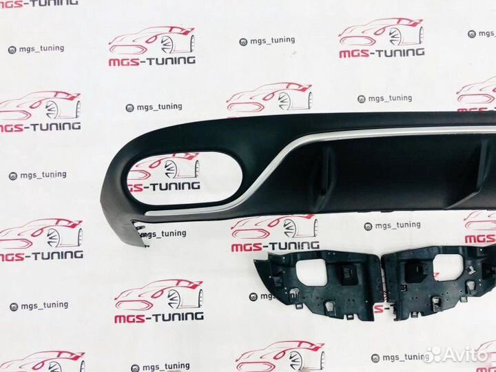 Диффузор Mercedes E-Coupe Chrome C238 E53 AMG