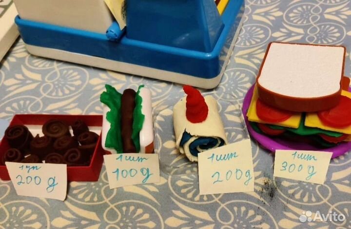 Play Doh(плей до) +пластилин 19 банок