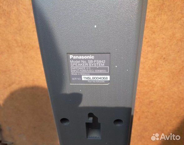 Акустика от д\к Panasonic SA-HT845