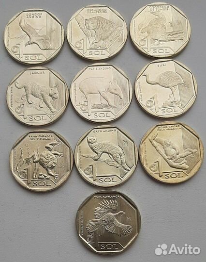 Наборы монет разных стран мира