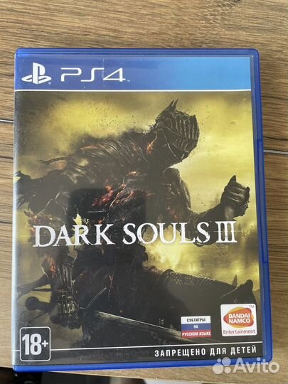 Dark souls 3 ps4 диск