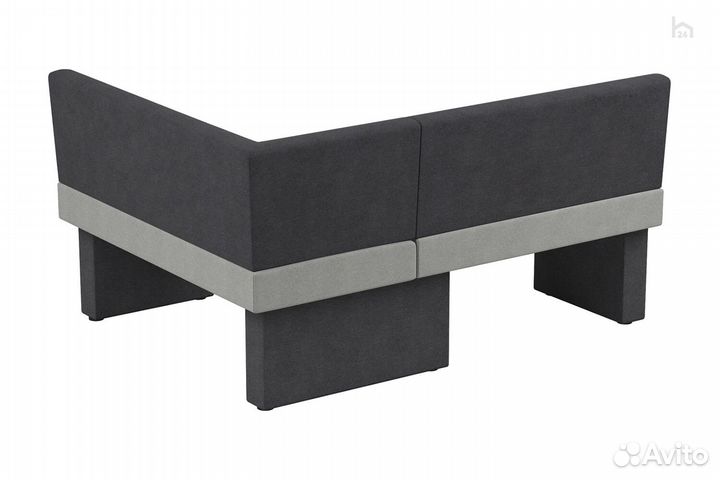 Угловой диван кухонный (правый) Ratio Искусственная шерсть