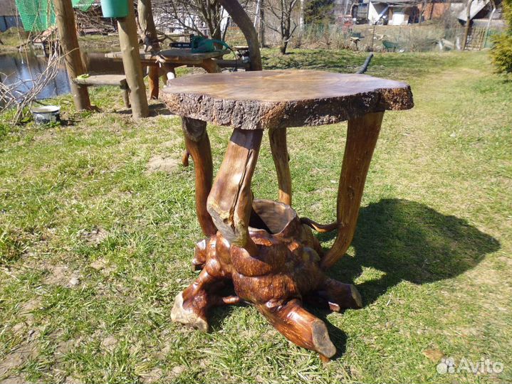 Стол из корня капа в баню,на дачу,усадьбу