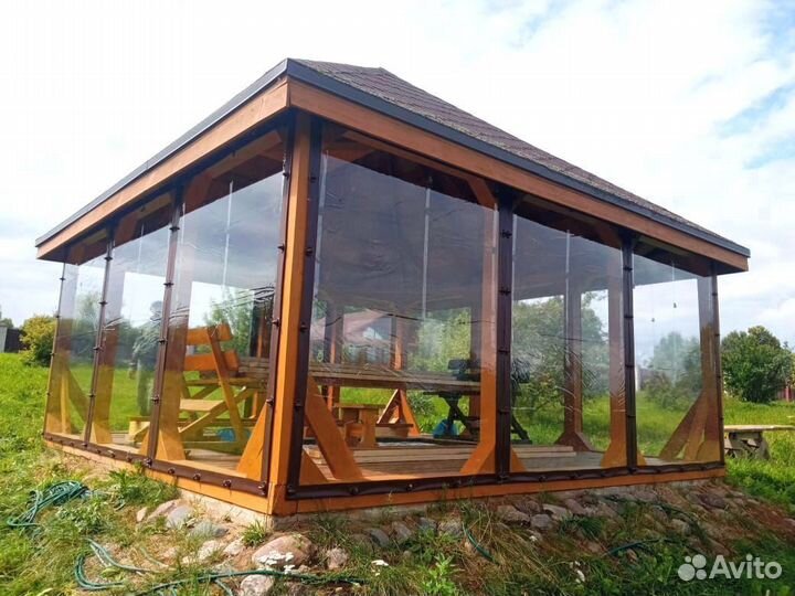 Окна для беседки