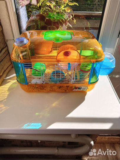 Клетка для грызунов с джунгариками