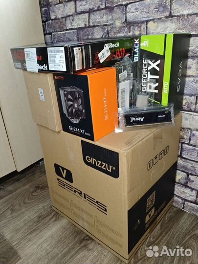 Игровой пк с RTX 2070/ Ryzen 5 5600/16gb