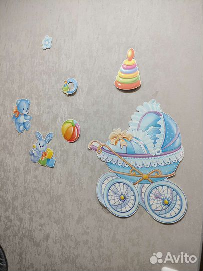 Набор плакатов на выписку с роддома