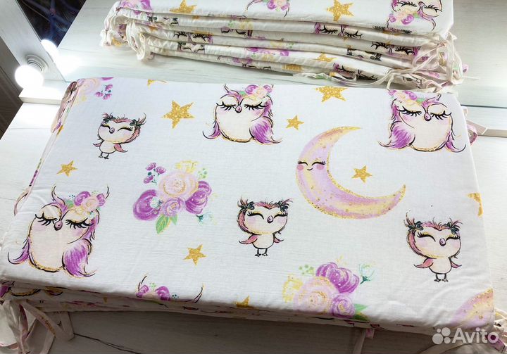 Бортики в детскую кроватку