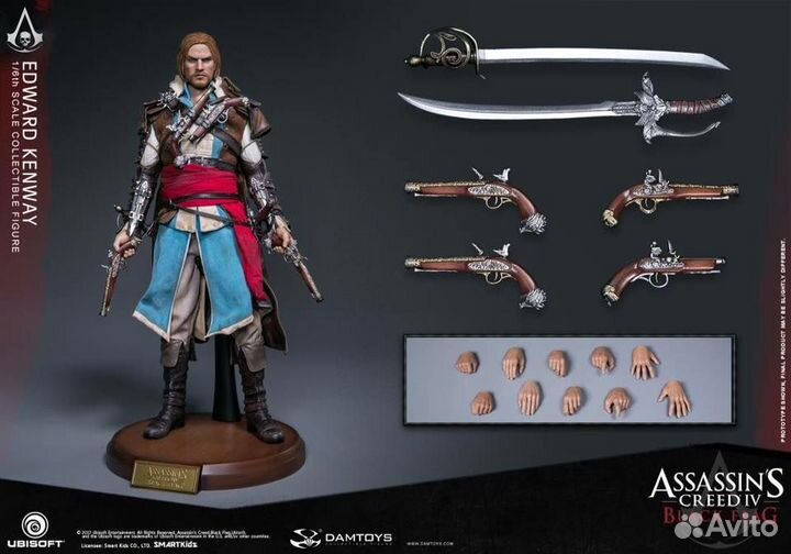 Damtoys Assassins Creed black Flag Edward DMS003