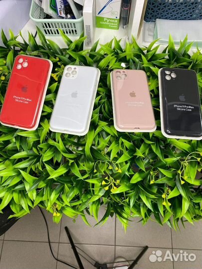 Silicone Case с защитой камеры iPhone 11ProMax