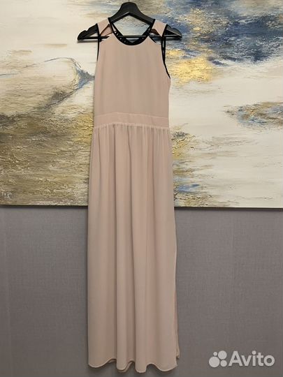 Платье в пол с открытой спиной, L размер