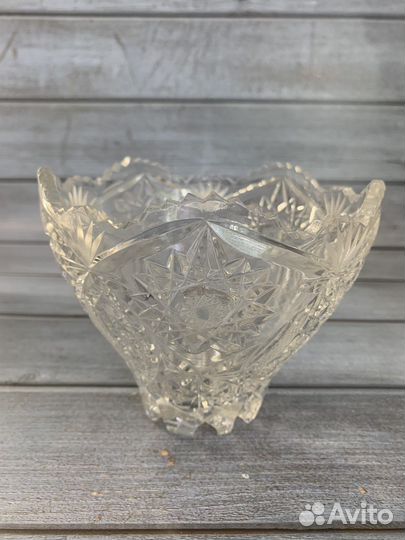 Хрустальная вазочка СССР