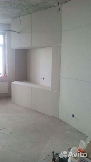 Гипсокартон, ламинат, электрика