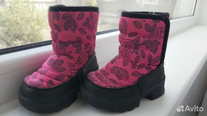 Сапоги для девочки зима