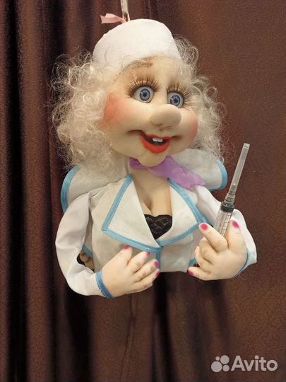 Игрушки ручной работы в смешанной технике