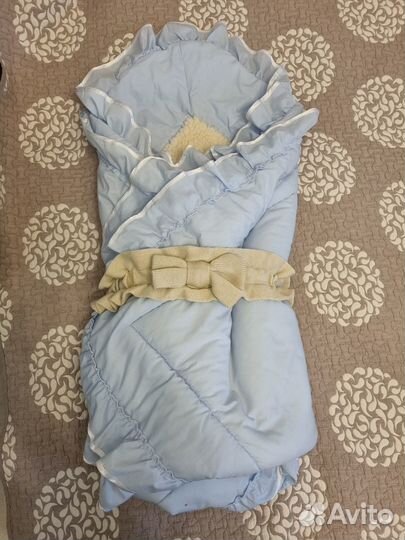 Конверт зимний на выписку