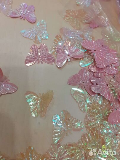 Бабочки декоративные,пришивные