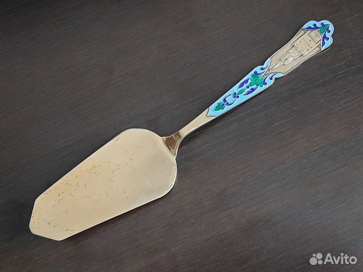 Лопатка для торта серебряная, СССР