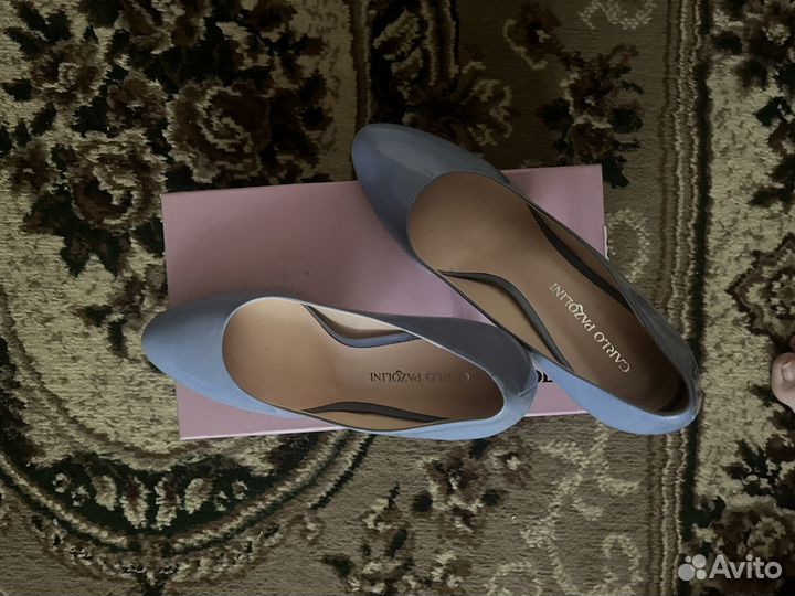 Туфли кожаные лакированные