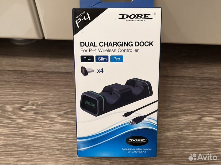 Зарядное устройство dobe на PS4
