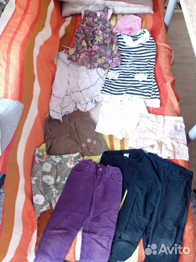 Вещи пакетом на девочку 110 116