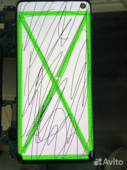 Дисплей samsung s10 оригинал с дефектом