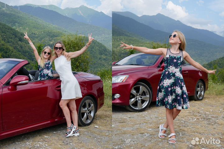 Фототур в Красную поляну на кабриолете Lexus