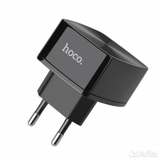 Зарядное устройство hoco C70A USB, 3A, черный, 18W