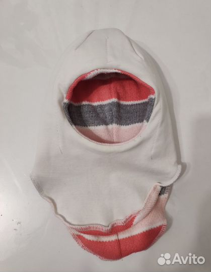 Шапка шлем зимняя для девочки