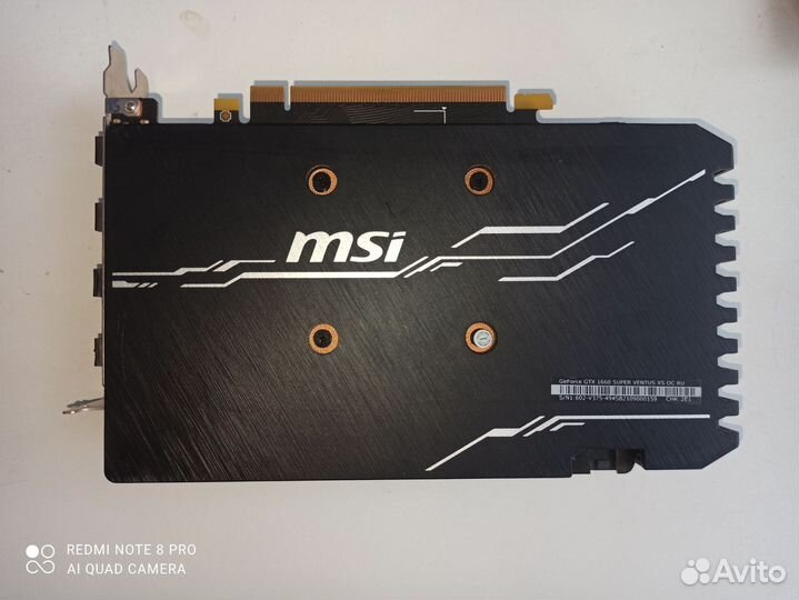 Msi gtx 1660 super ventus OC 6 Gb