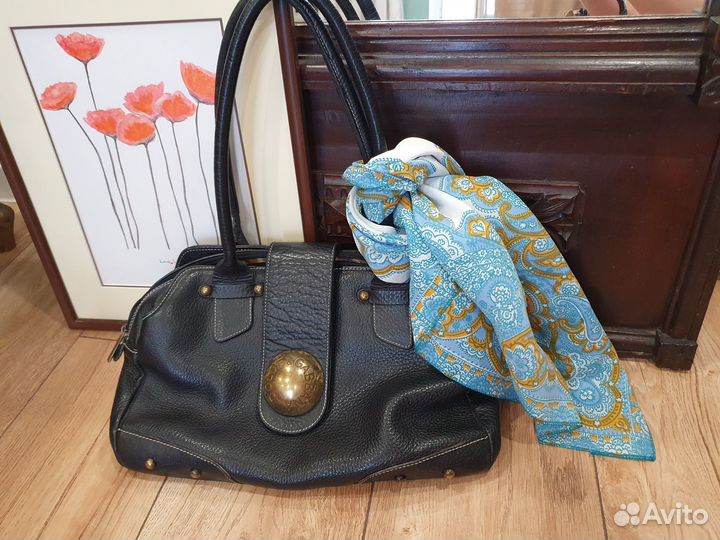 Сумка dolce gabbana оригинал винтаж нат кожа