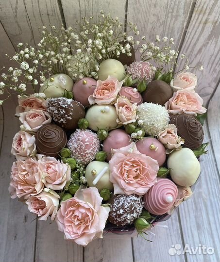 Букет из клубники в шоколаде