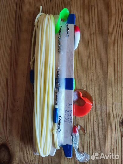 Удочка донка на хищника с силиконовой наживкой