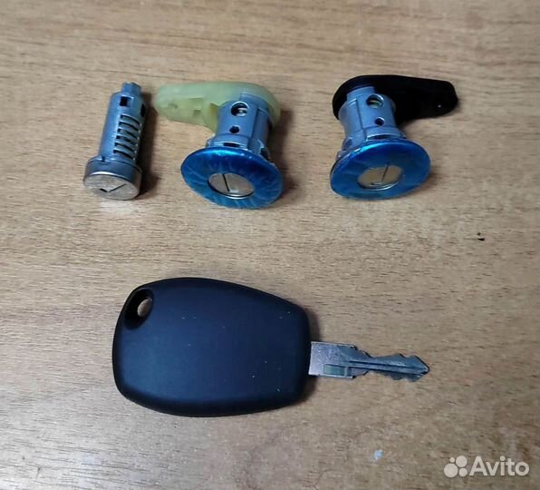 Комплект личинок logan (двери, багажник)