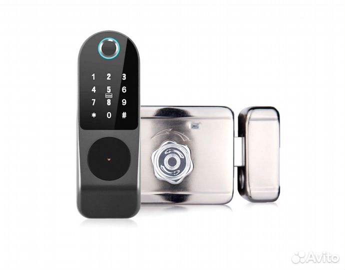 Умный дверной замок Ps-Link с датчиком отпечатка